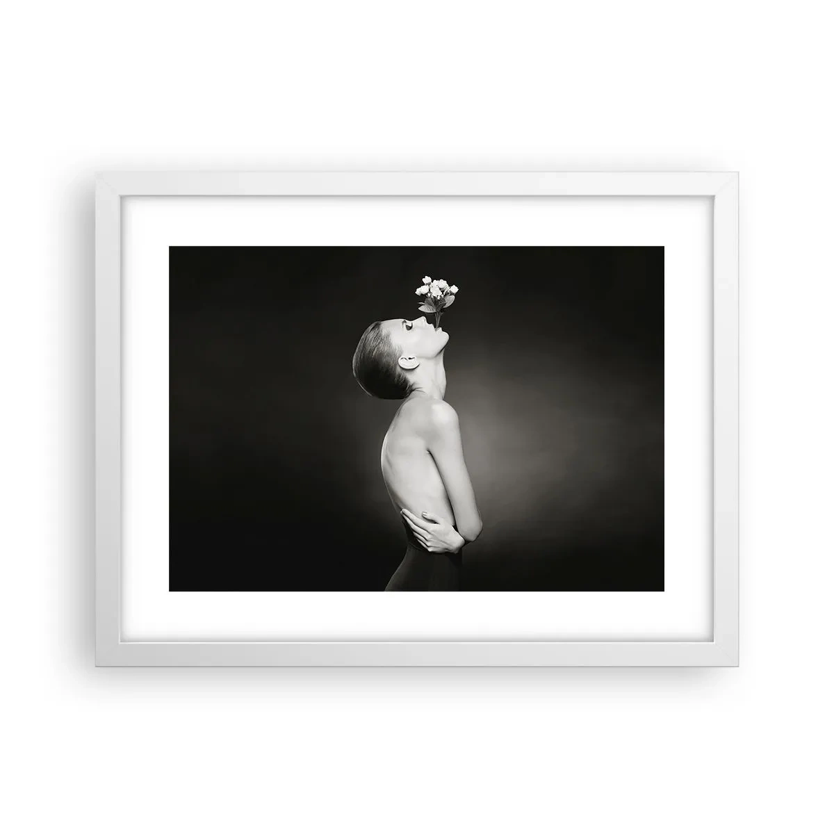 Poster in cornice bianca - Eleganza eccentrica - 40x30 cm