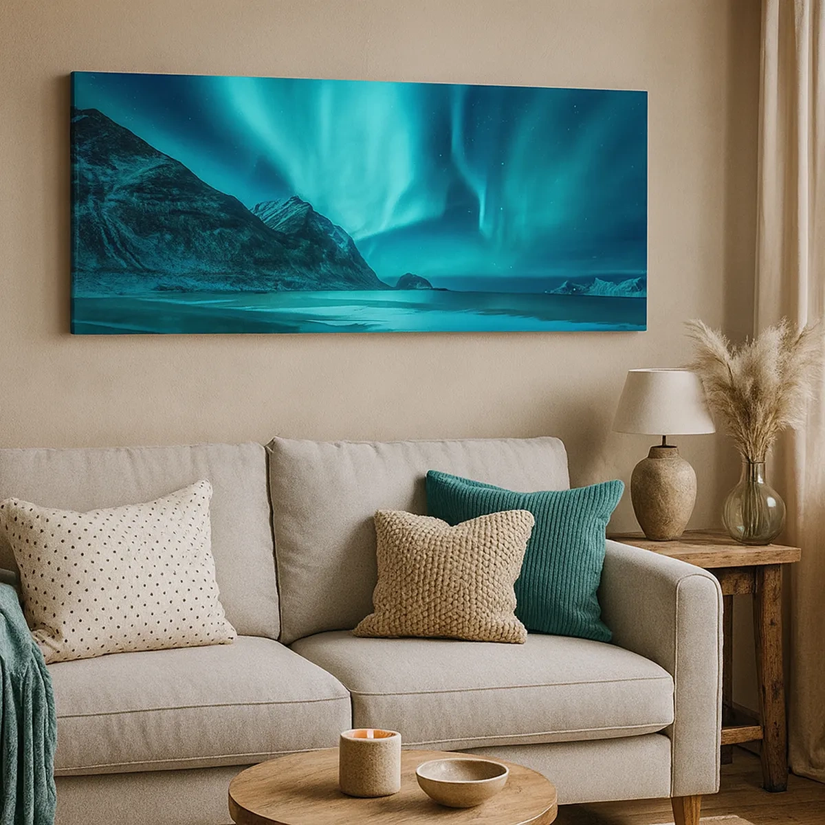 Quadro su tela - Stampe su Tela - Miracolo del Nord - 30x30 cm