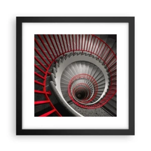 Poster in cornice nera - I giochi dell'architettura - 30x30 cm