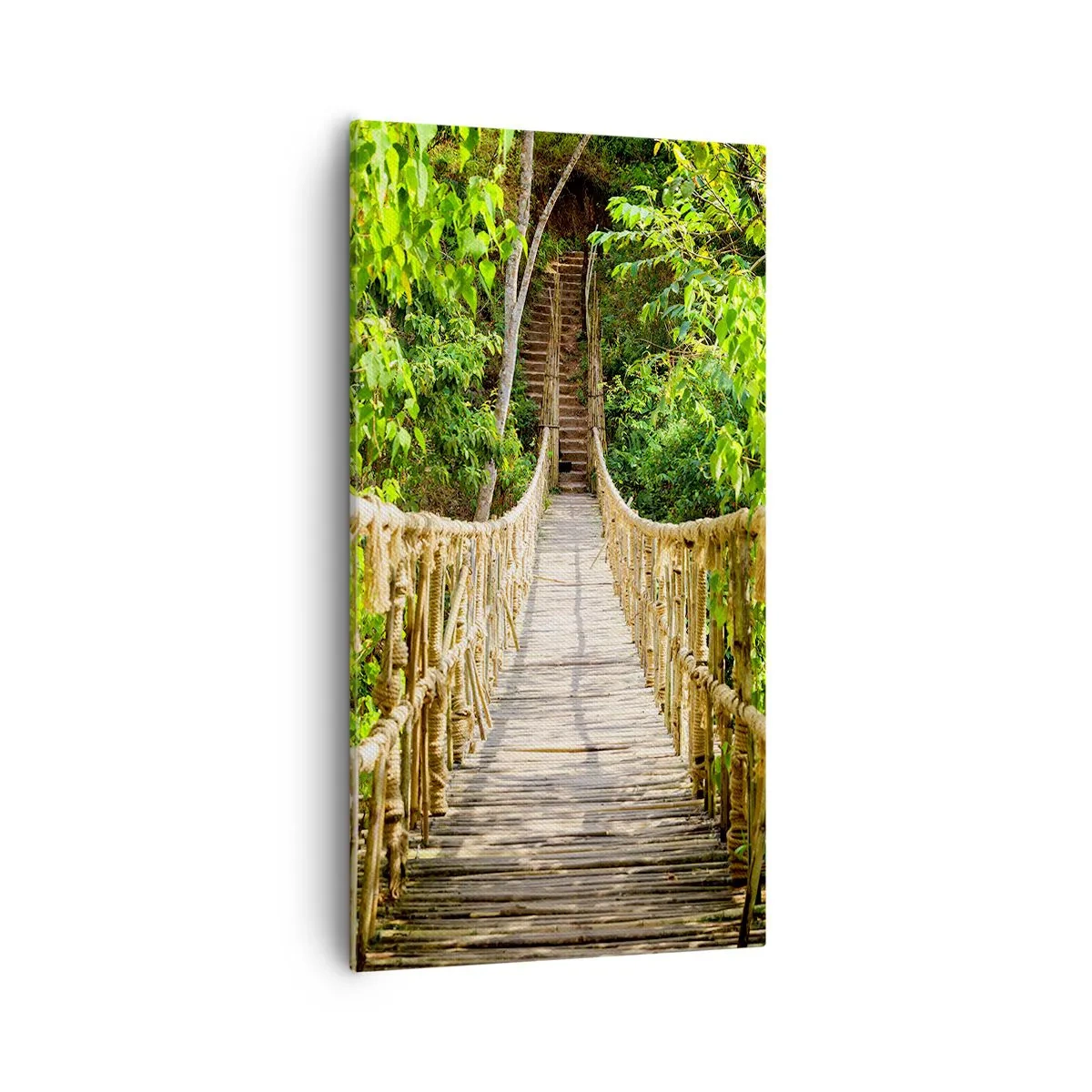 Quadro su tela - Stampe su Tela - Sospeso nel verde - 55x100 cm