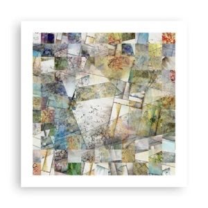 Poster - Rimpasto geometrico - 50x50 cm