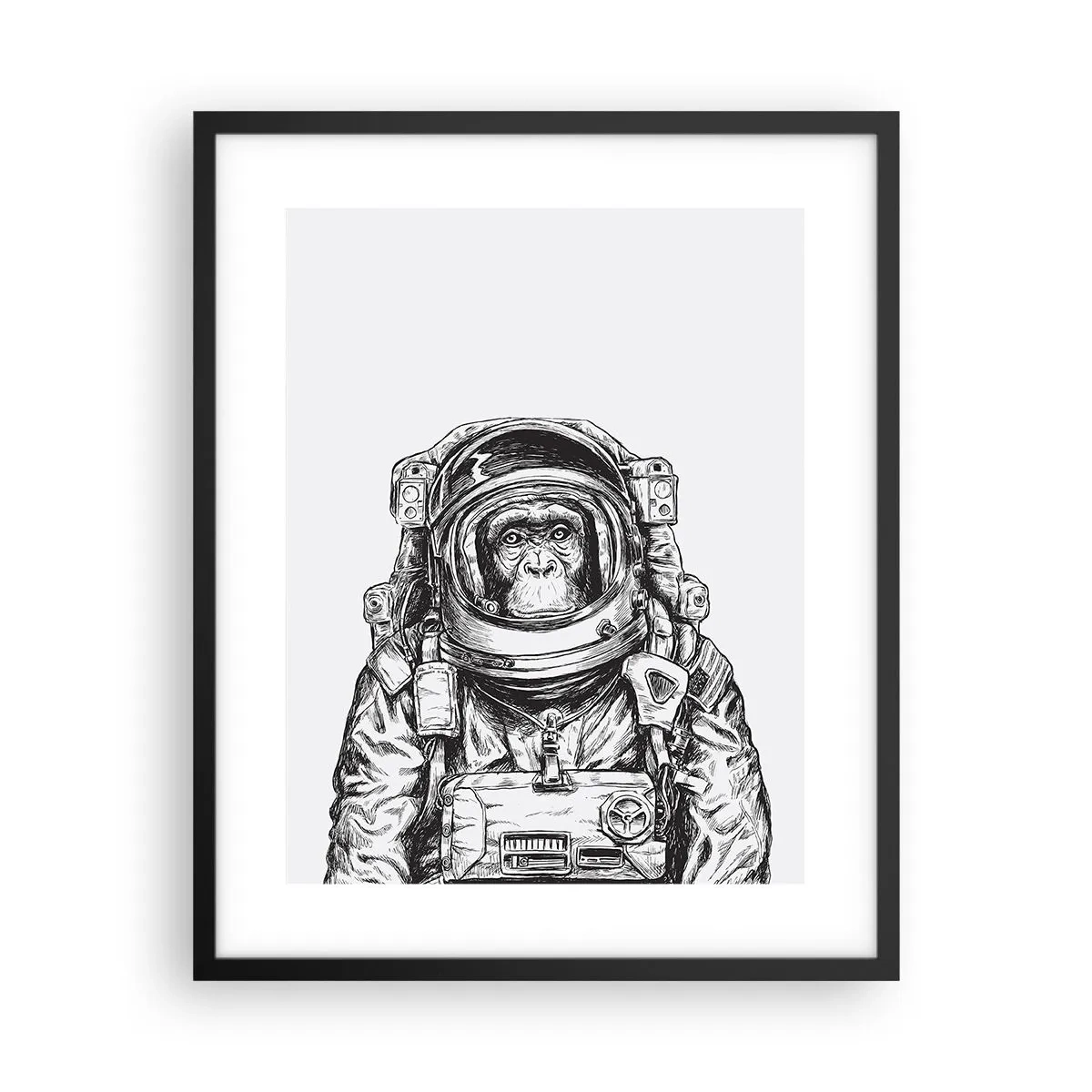 Poster in cornice nera - Evoluzione alternativa - 40x50 cm