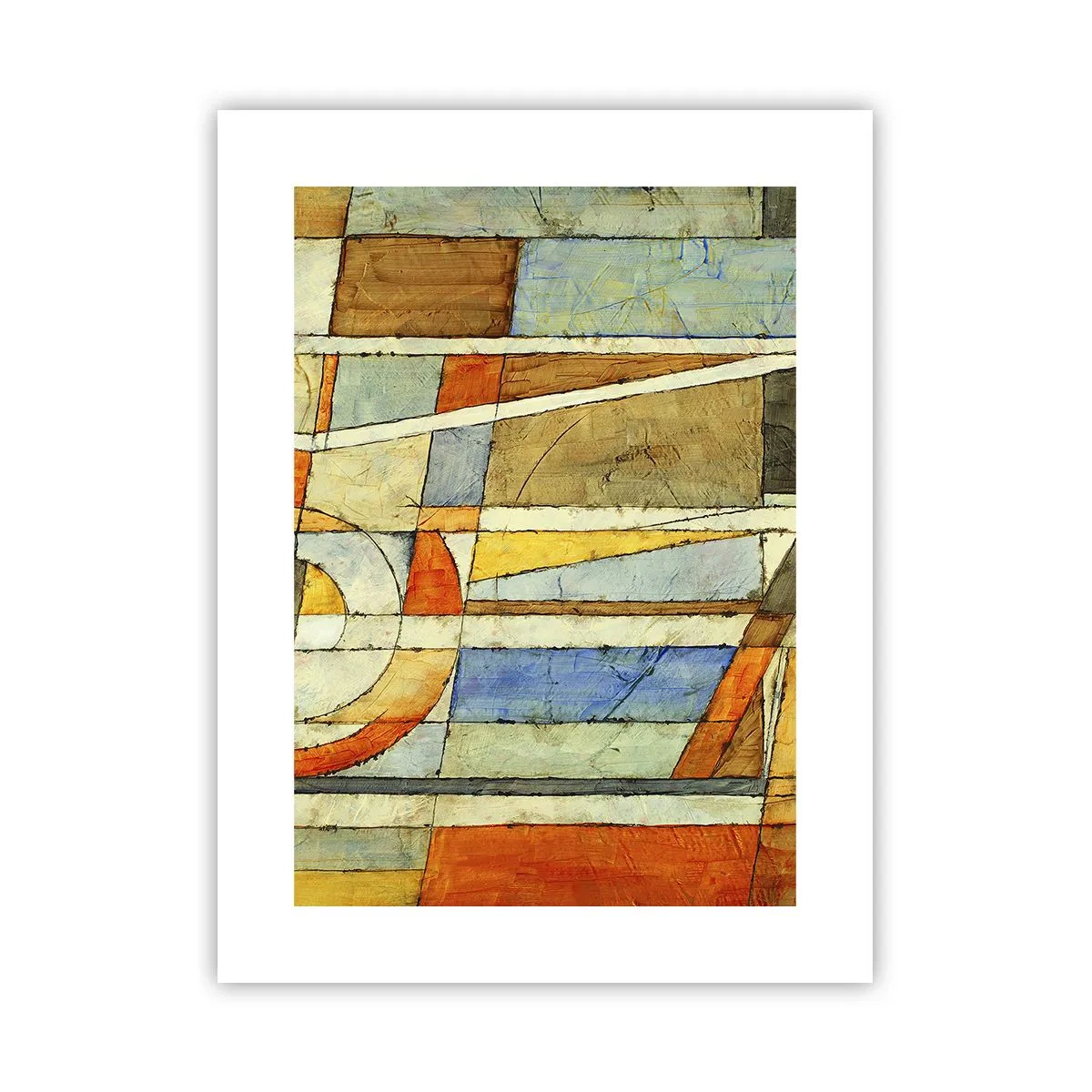 Poster - Cubismo in cantiere - 30x40 cm