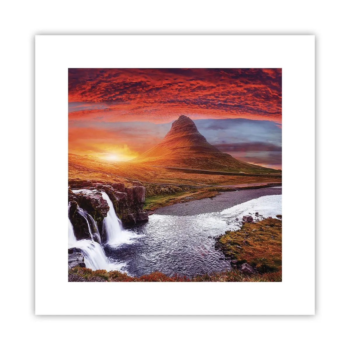 Poster - Paesaggio della Terra di Mezzo - 30x30 cm