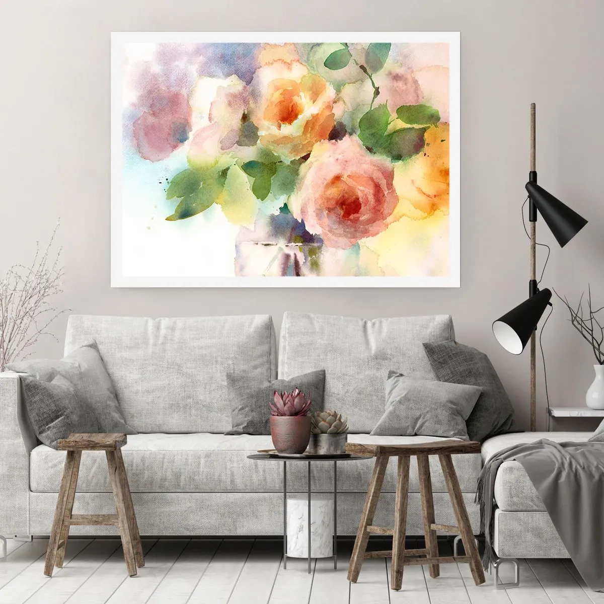 Poster - Delicati come un acquerello - 70x50 cm