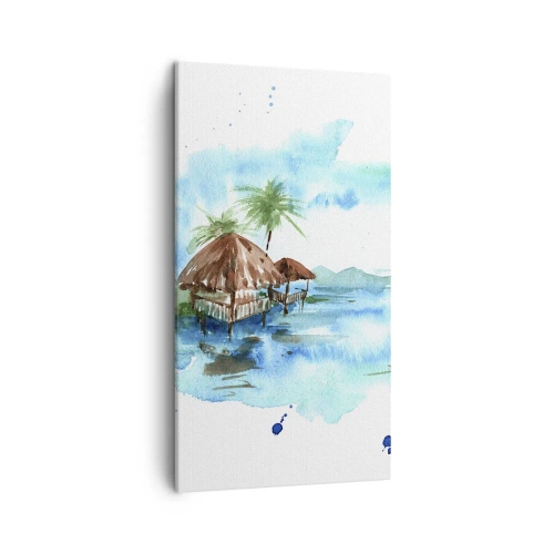 Quadro su tela - Stampe su Tela - Da qualche parte nel Pacifico - 45x80 cm