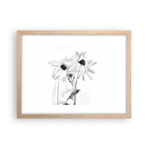 Poster in cornice rovere chiaro - Nessuno vuole essere solo - 40x30 cm