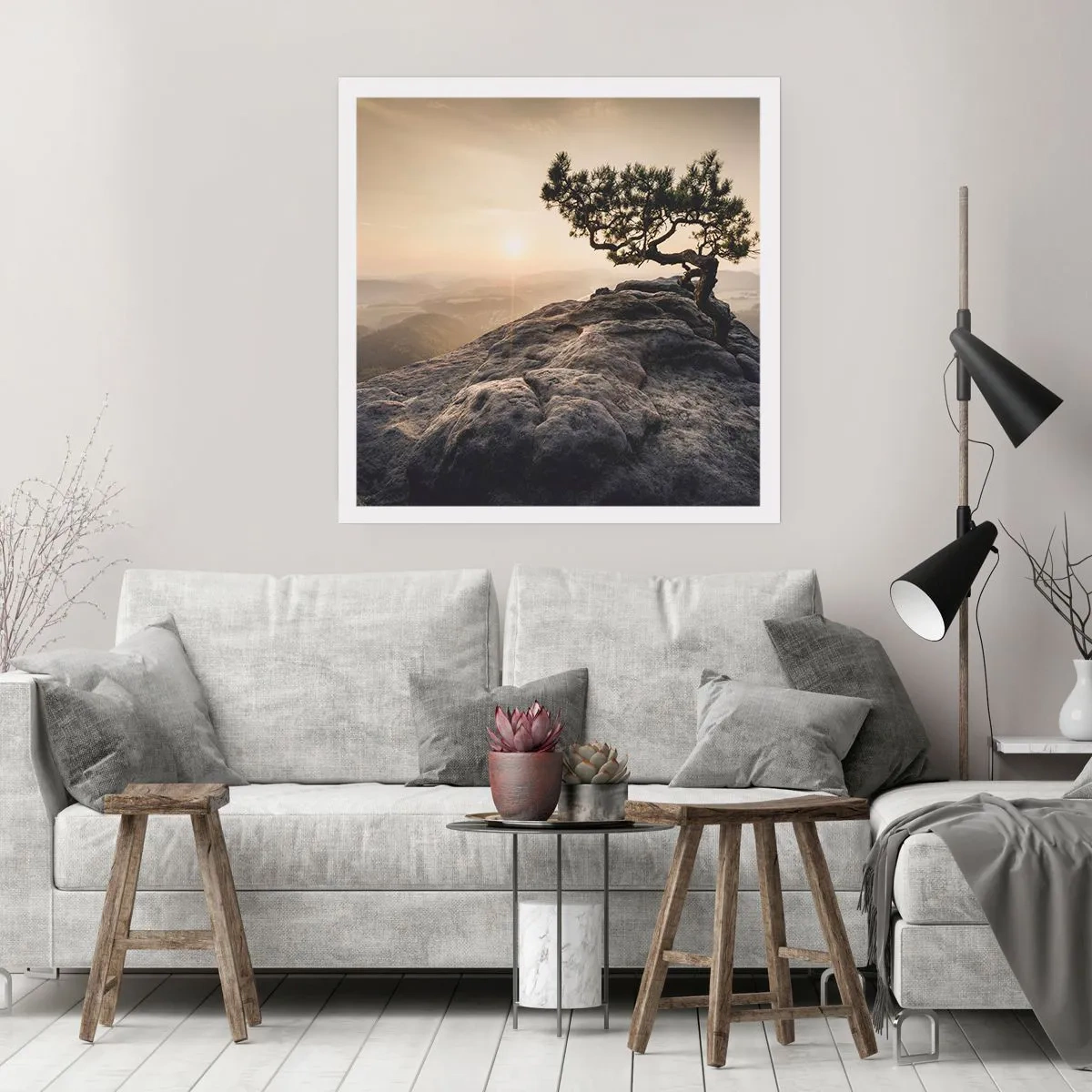 Poster - La vita vince sempre - 40x40 cm