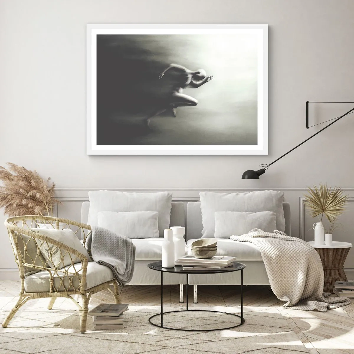 Poster in cornice bianca - Inarrestabile - 100x70 cm