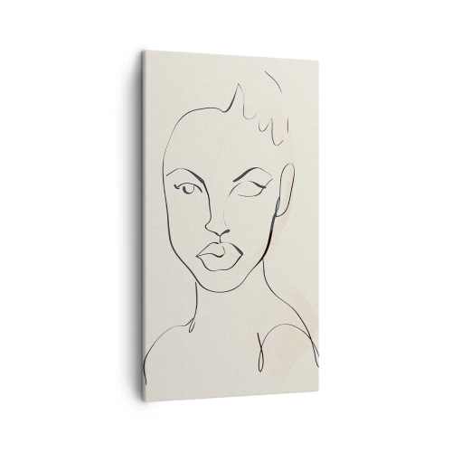 Quadro su tela - Stampe su Tela - Profilo di sensualità - 45x80 cm
