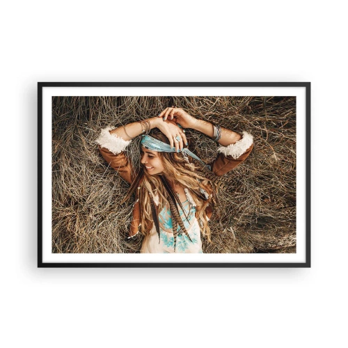 Poster in cornice nera - Verso gli anni dell'amore - 91x61 cm