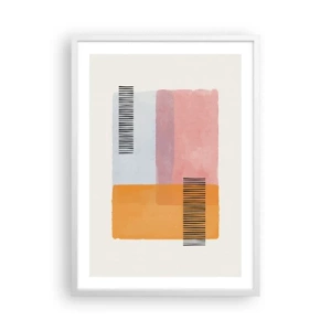 Poster in cornice bianca - Da un angolo all'altro - 50x70 cm
