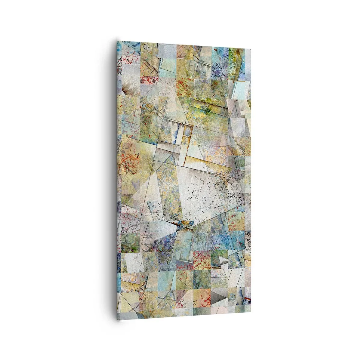 Quadro su tela - Stampe su Tela - Rimpasto geometrico - 65x120 cm