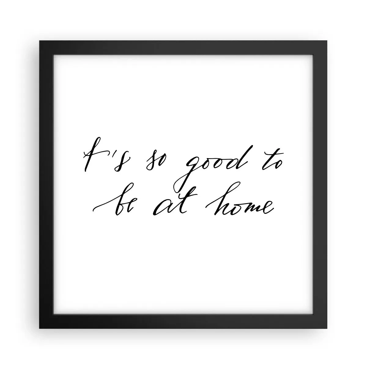 Poster in cornice nera - Tutta la verità - 30x30 cm