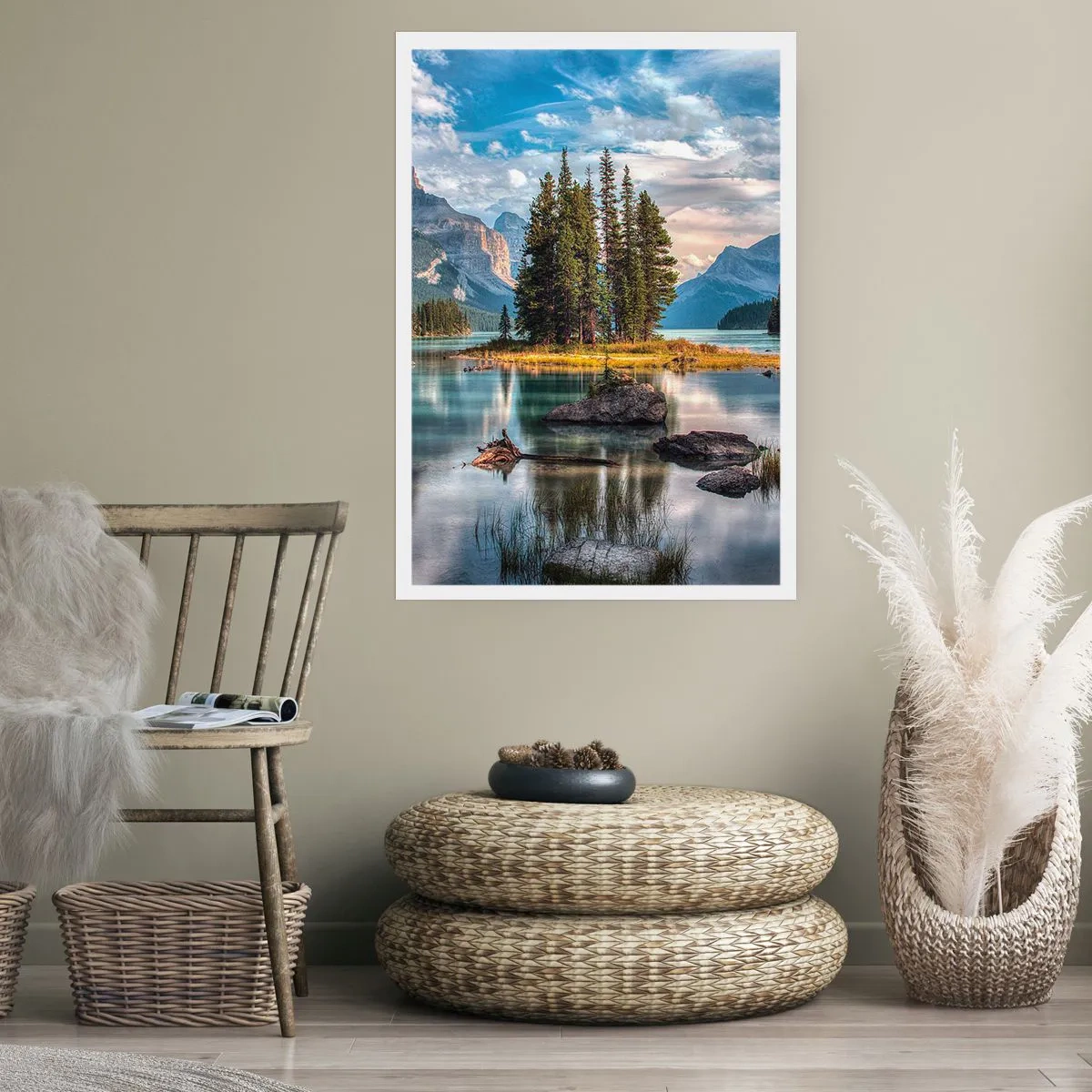 Poster - Sulle acque grandi e limpide...  - 70x100 cm
