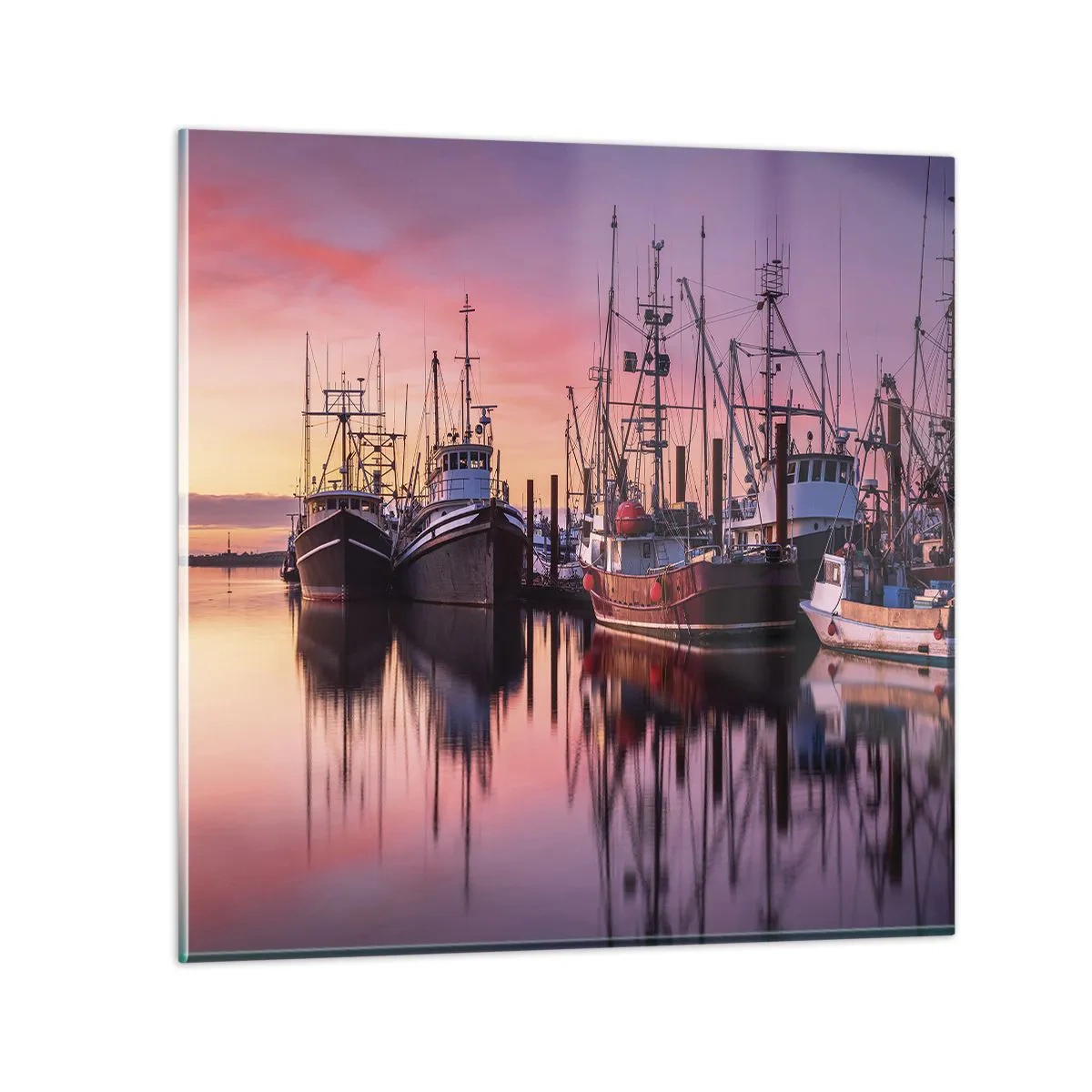 Quadro su vetro - Prima del giorno successivo - 40x40 cm