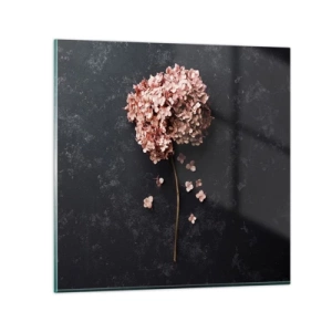 Quadro su vetro - Un vero segno romantico - 70x70 cm