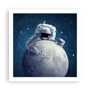 Poster - Burlone spaziale - 60x60 cm