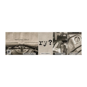 Campione di Fotomurale Premium Canvas - Rispondimi - Macchina schiumogena, Vintage ▾, retrò - 100x30 cm