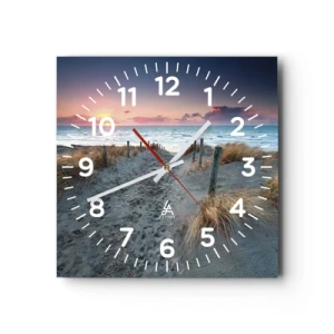 Orologio da parete - Orologio in Vetro - Hai versato un arcobaleno di luce radiosa... - 30x30 cm