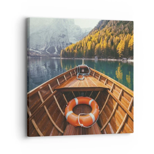 Quadro su tela - Stampe su Tela - Gita sui monti - 30x30 cm