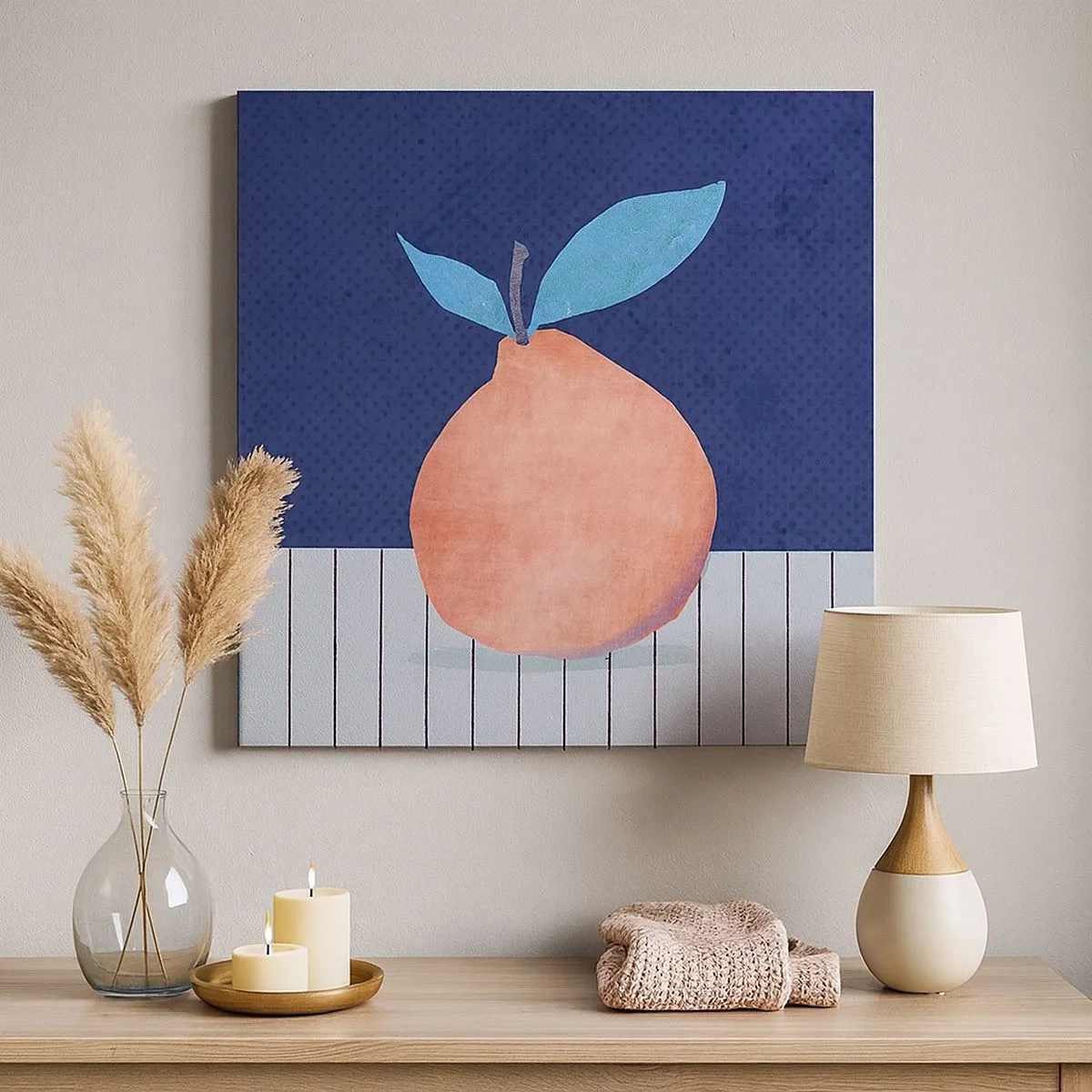 Quadro su tela - Stampe su Tela - Convessità e piano - 30x30 cm