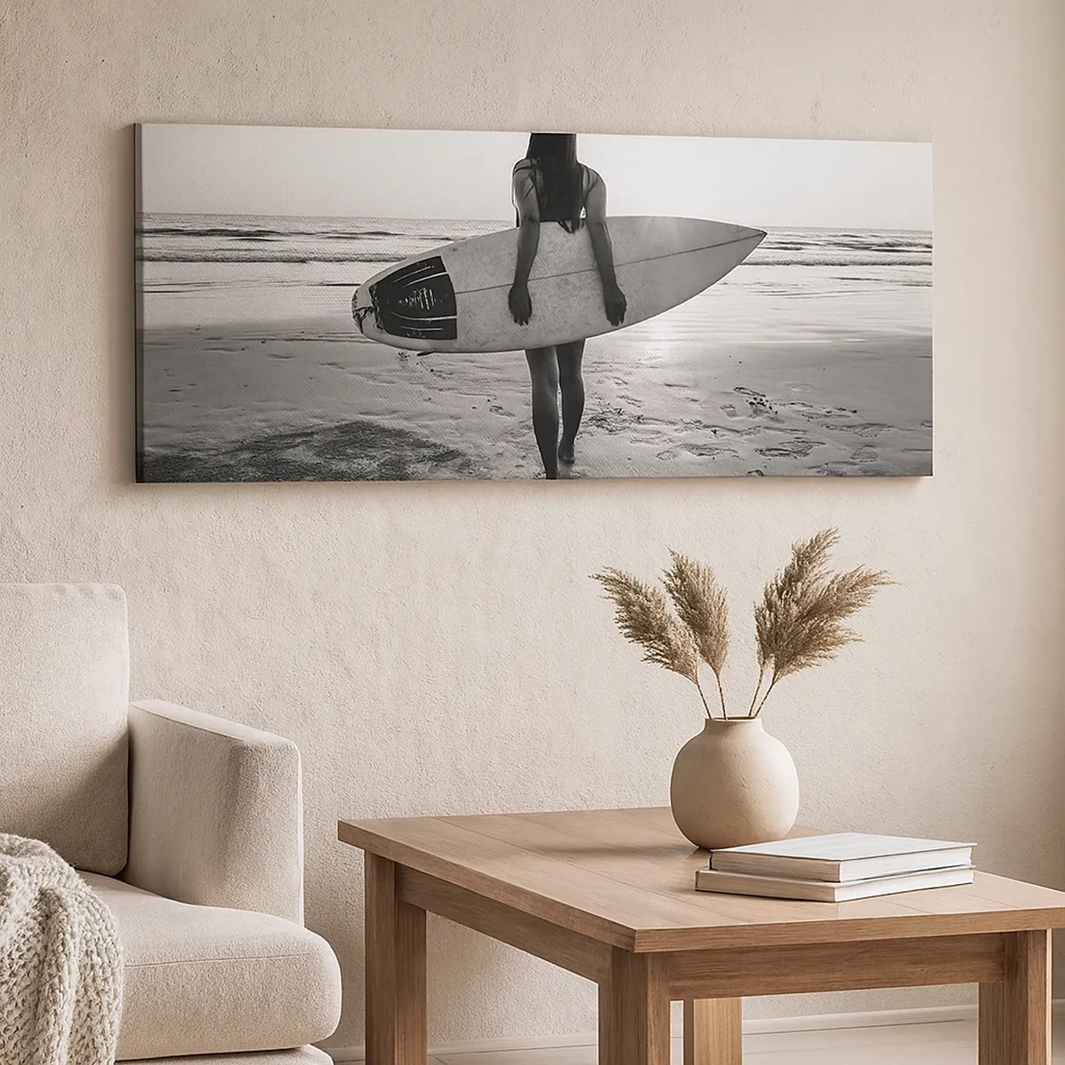 Quadro su tela - Stampe su Tela - La figlia dell'onda marina - 30x30 cm