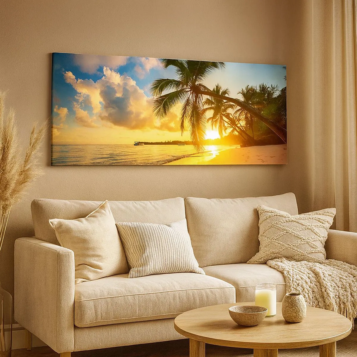 Quadro su tela - Stampe su Tela - Sogno dei Caraibi - 100x40 cm