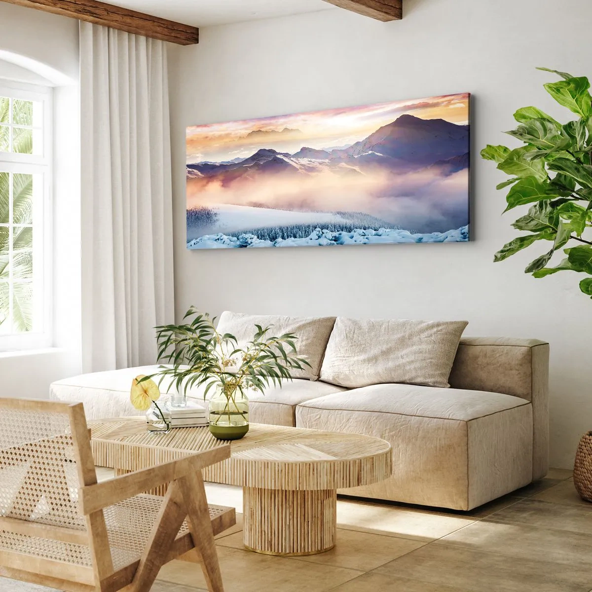 Quadro su tela - Stampe su Tela - Forza e purezza della natura - 100x40 cm