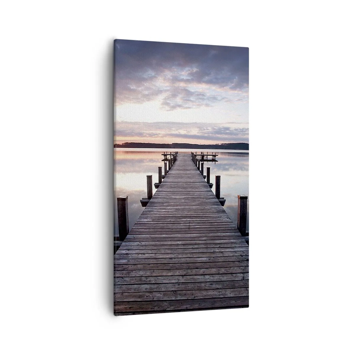 Quadro su tela - Stampe su Tela - Il silenzioso confine del giorno e della notte - 55x100 cm