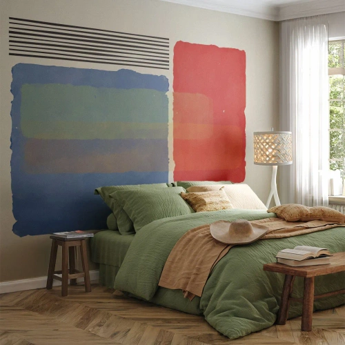 Fotomurali Premium Sand - Spirito e lettera della geometria - Astrazione, Pezzo, Arte Moderna. - 200x140 cm