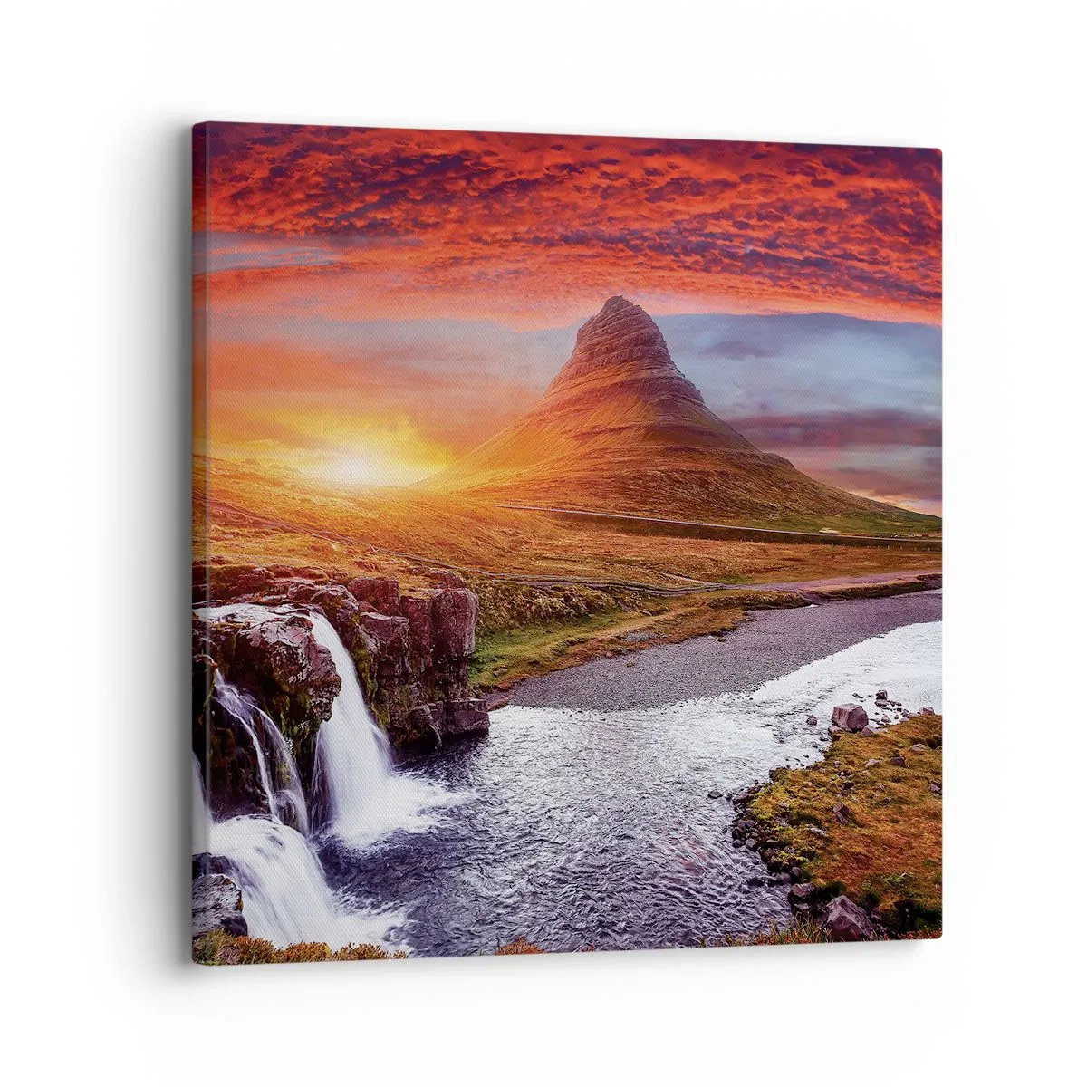 Quadro su tela - Stampe su Tela - Paesaggio della Terra di Mezzo - 30x30 cm