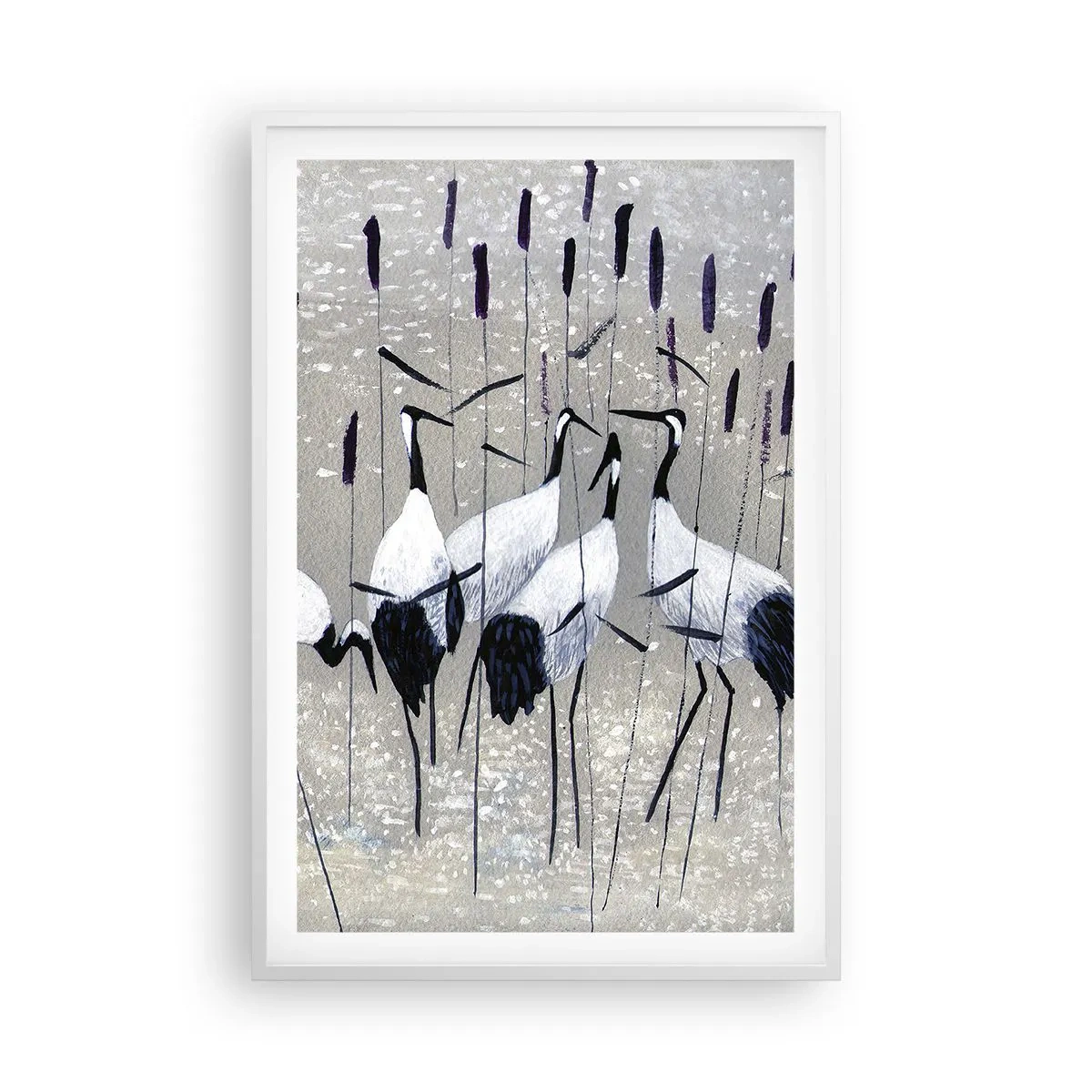 Poster in cornice bianca - Tra i suoi - 61x91 cm