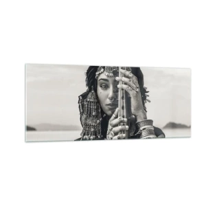 Quadro su vetro - La musica dell'oriente - 100x40 cm