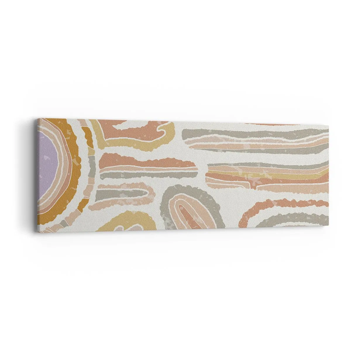 Quadro su tela - Stampe su Tela - Sezioni colorate - 90x30 cm