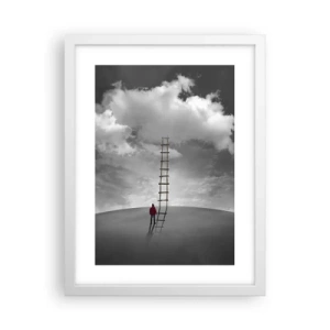 Poster in cornice bianca - Tutto è possibile - 30x40 cm