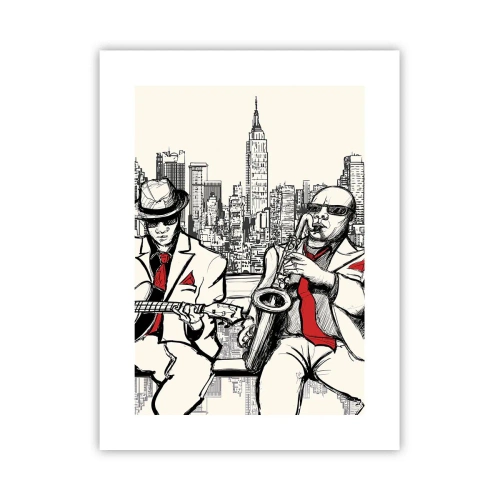 Poster - Improvvisare a New York - 30x40 cm