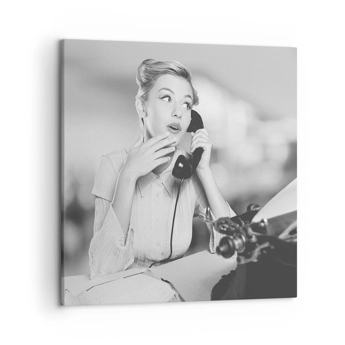 Quadro su tela - Stampe su Tela - Salve, qui gli anni '50 - 50x50 cm