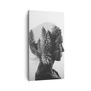 Quadro su tela - Stampe su Tela - La signora della pineta - 45x80 cm