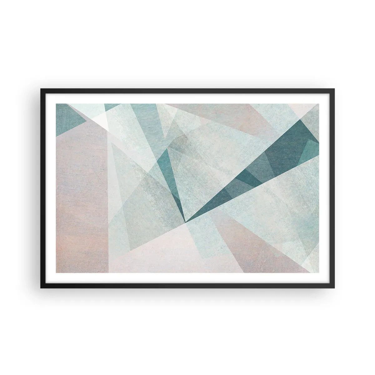 Poster in cornice nera - Con calma ma dinamicamente - 91x61 cm