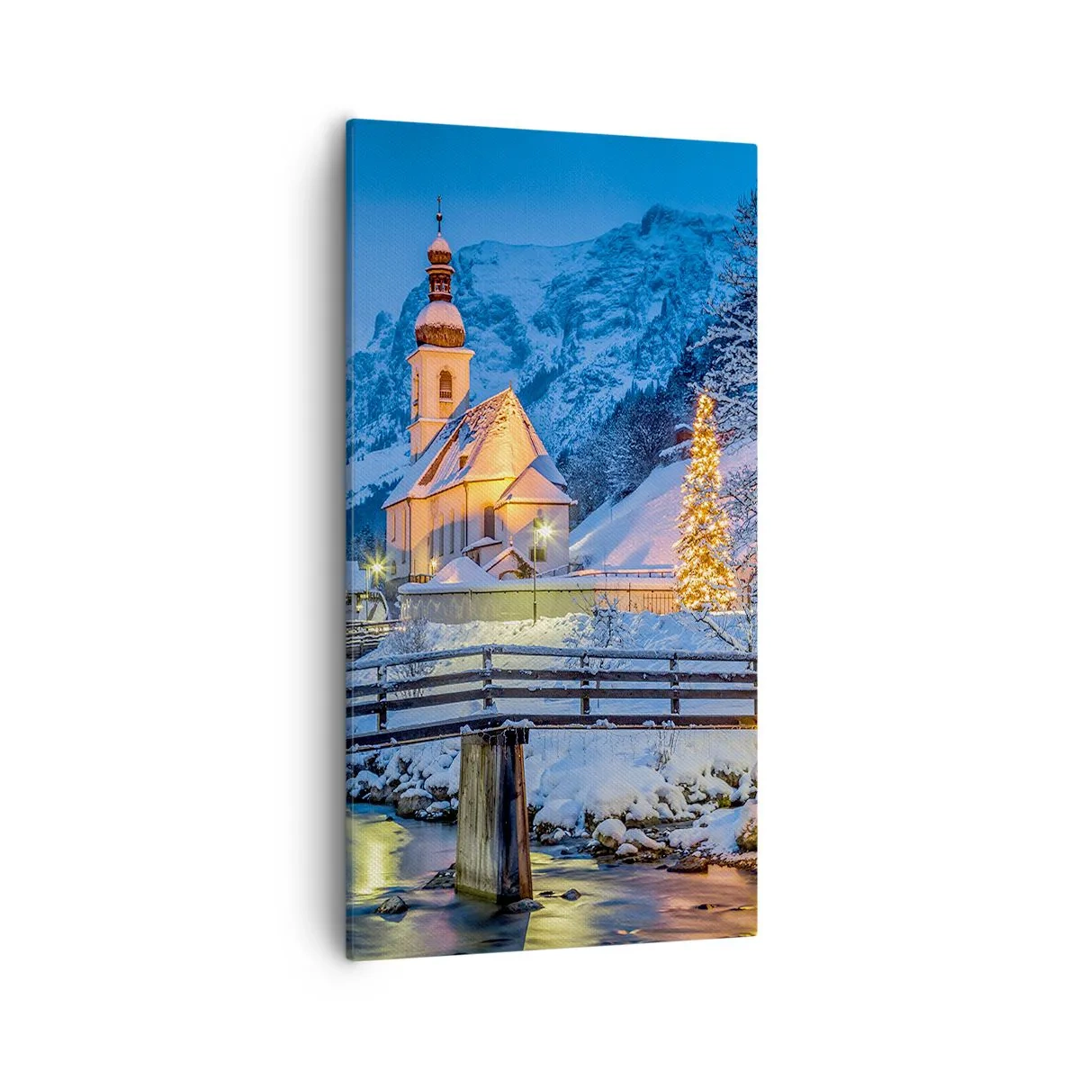 Quadro su tela - Stampe su Tela - Lo spirito di Natale - 55x100 cm