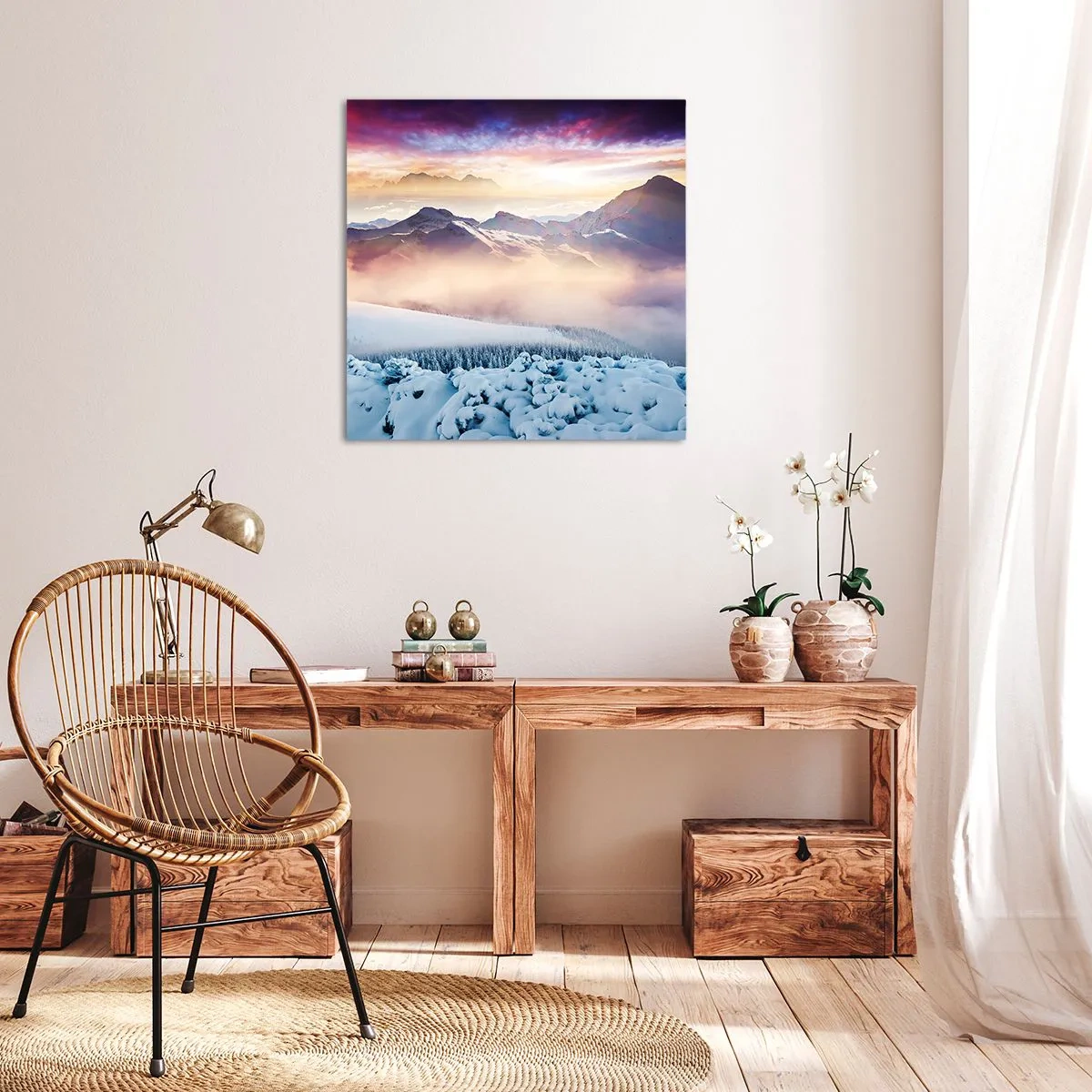 Quadro su tela - Stampe su Tela - Forza e purezza della natura - 50x50 cm