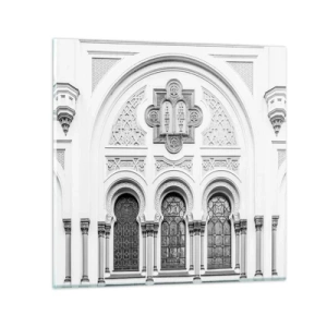 Quadro su vetro - Al confine delle culture - 30x30 cm