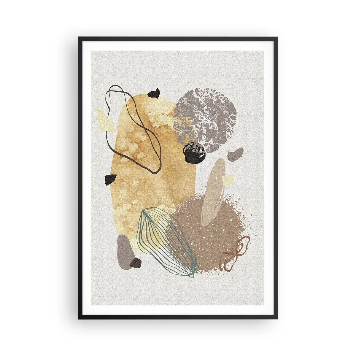 Poster in cornice nera - Schizzologia applicata - 70x100 cm