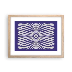 Poster in cornice rovere chiaro - Ispirazioni etniche - 40x30 cm