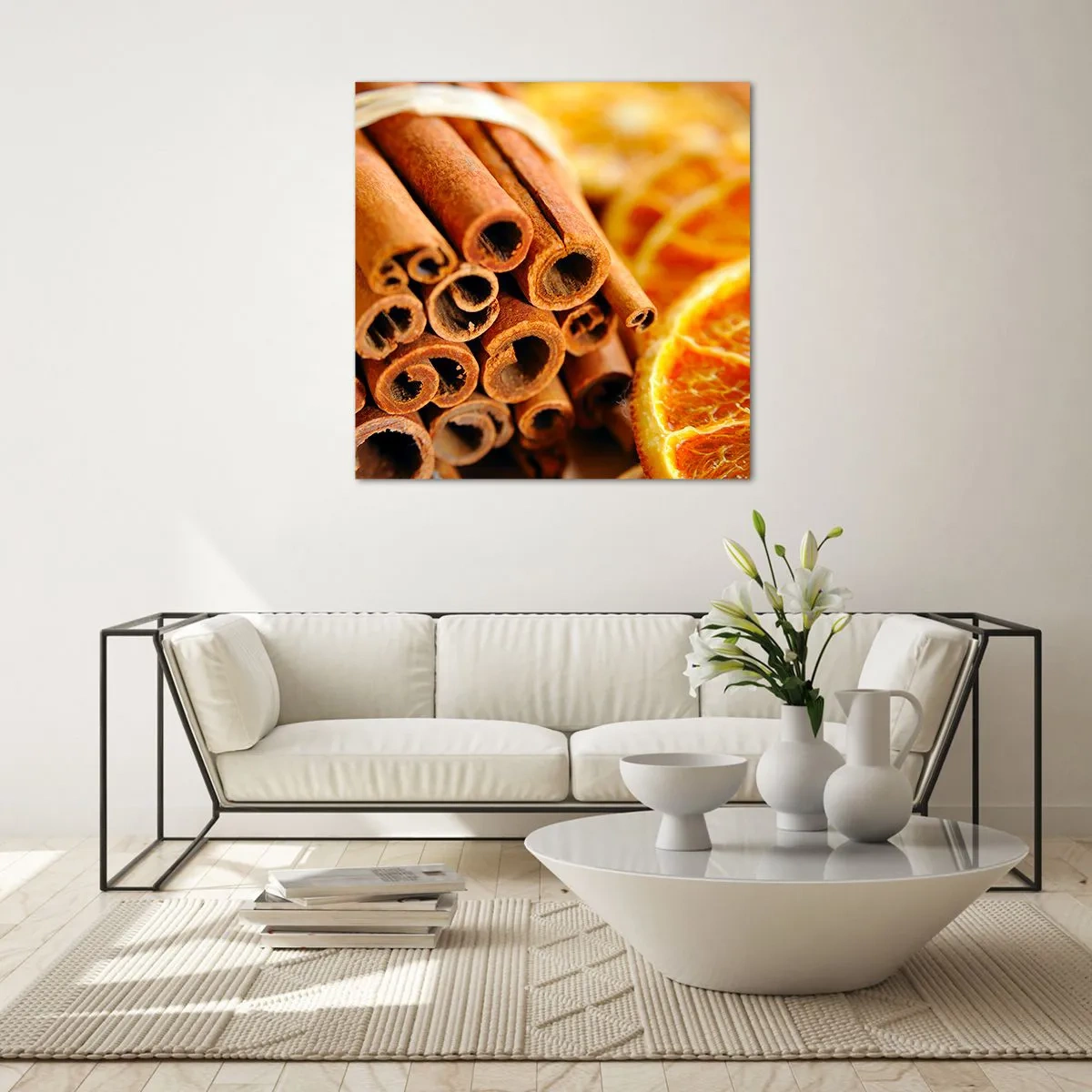 Quadro su vetro - Senti il loro profumo? - 30x30 cm