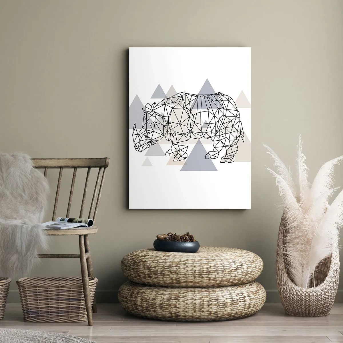 Quadro su tela - Stampe su Tela - La struttura della forza - 65x120 cm