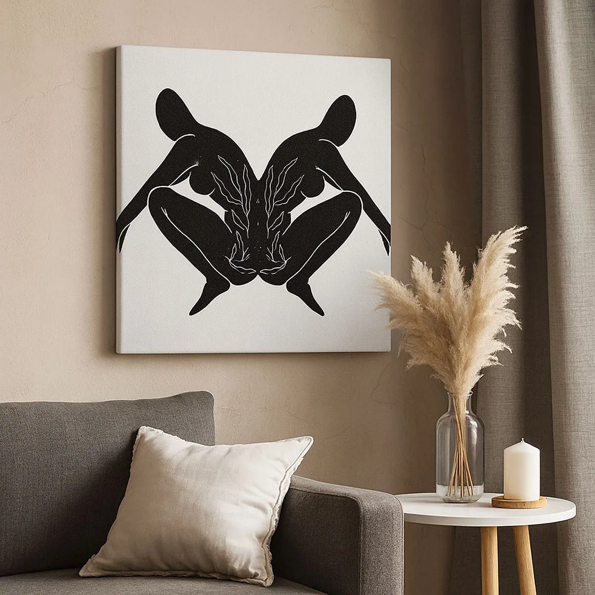 Quadro su tela - Stampe su Tela - Anima comune - 30x30 cm