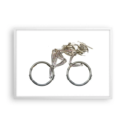 Poster in cornice bianca - Macchina perfetta - 70x50 cm