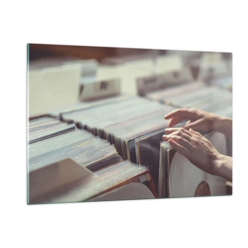 Quadro su vetro - Alla ricerca delle emozioni - 120x80cm - Alla ricerca di emozioni - Decorazione murale moderna per soggiorno e camera da letto ARTTOR